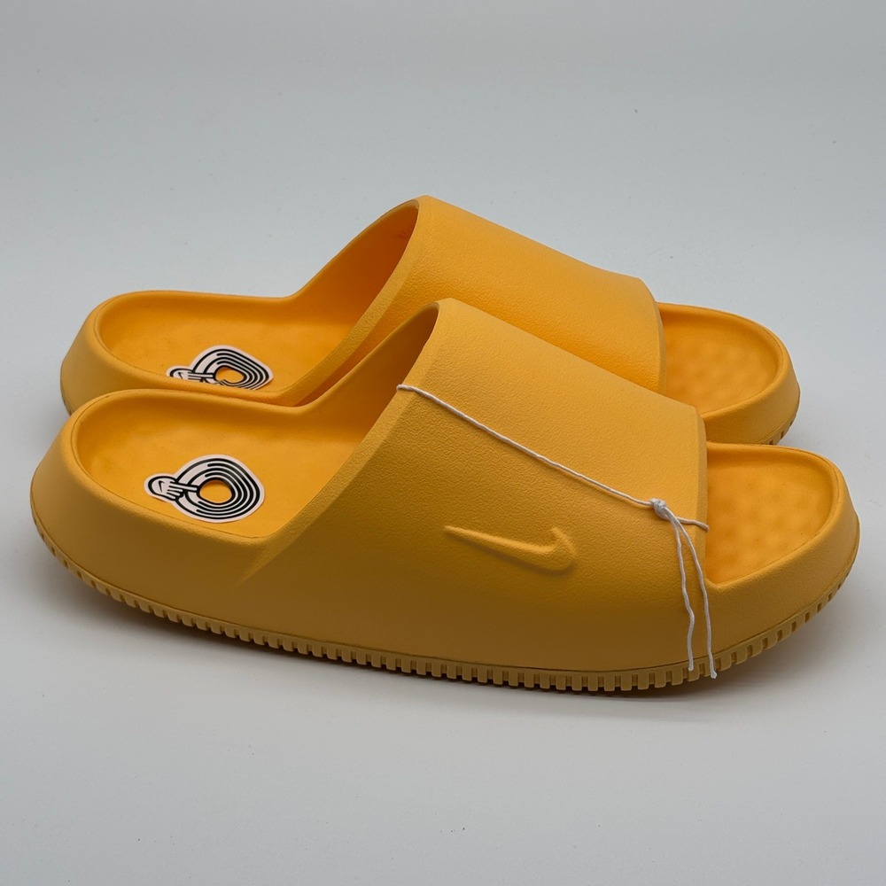 Nike Calm Slide 2.0 Shoes Mens Size 12 Topaz Gold Casual IB0183-700